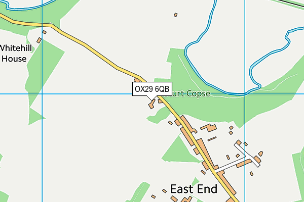 OX29 6QB map - OS VectorMap District (Ordnance Survey)