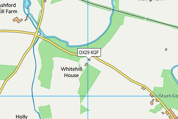 OX29 6QF map - OS VectorMap District (Ordnance Survey)