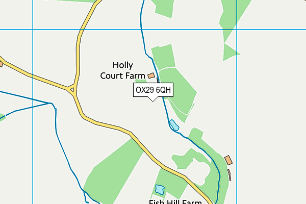 OX29 6QH map - OS VectorMap District (Ordnance Survey)