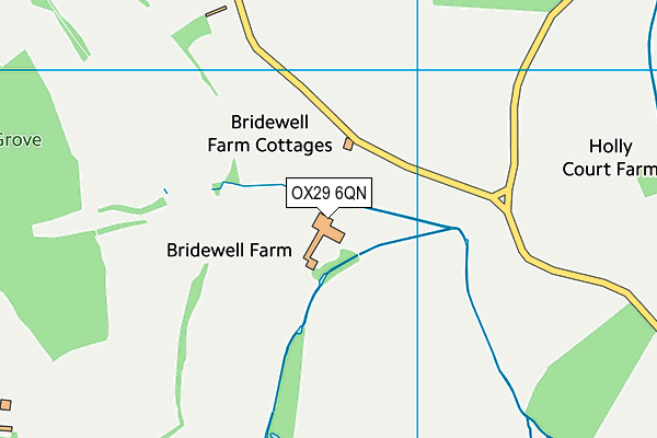 OX29 6QN map - OS VectorMap District (Ordnance Survey)