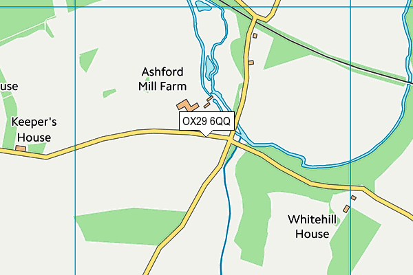 OX29 6QQ map - OS VectorMap District (Ordnance Survey)