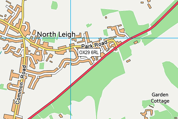 OX29 6RL map - OS VectorMap District (Ordnance Survey)