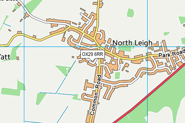 OX29 6RR map - OS VectorMap District (Ordnance Survey)