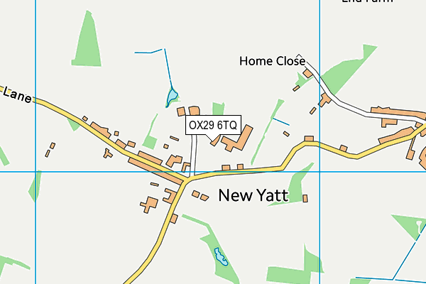 OX29 6TQ map - OS VectorMap District (Ordnance Survey)