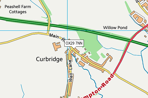 OX29 7NN map - OS VectorMap District (Ordnance Survey)