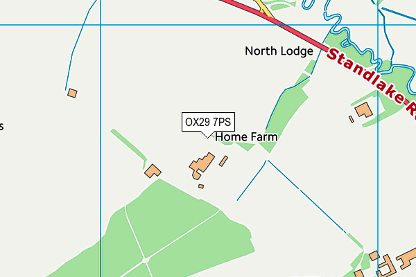 OX29 7PS map - OS VectorMap District (Ordnance Survey)