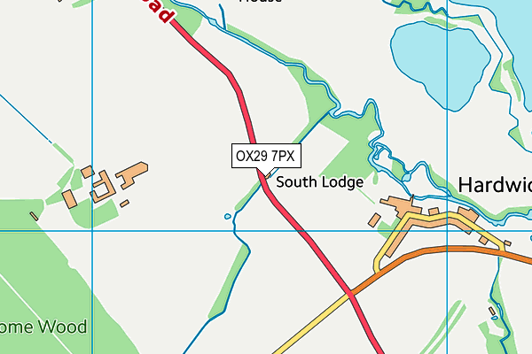 OX29 7PX map - OS VectorMap District (Ordnance Survey)