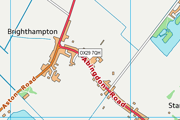 OX29 7QH map - OS VectorMap District (Ordnance Survey)