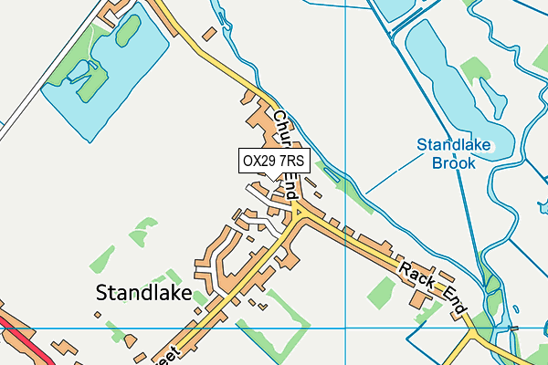 OX29 7RS map - OS VectorMap District (Ordnance Survey)