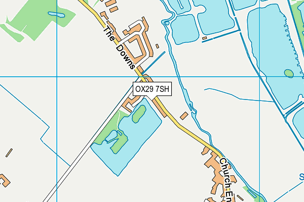 OX29 7SH map - OS VectorMap District (Ordnance Survey)