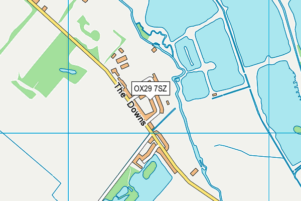 OX29 7SZ map - OS VectorMap District (Ordnance Survey)
