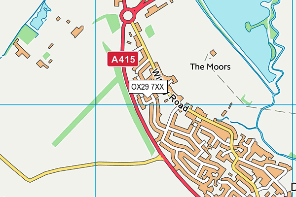 OX29 7XX map - OS VectorMap District (Ordnance Survey)