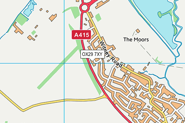 OX29 7XY map - OS VectorMap District (Ordnance Survey)