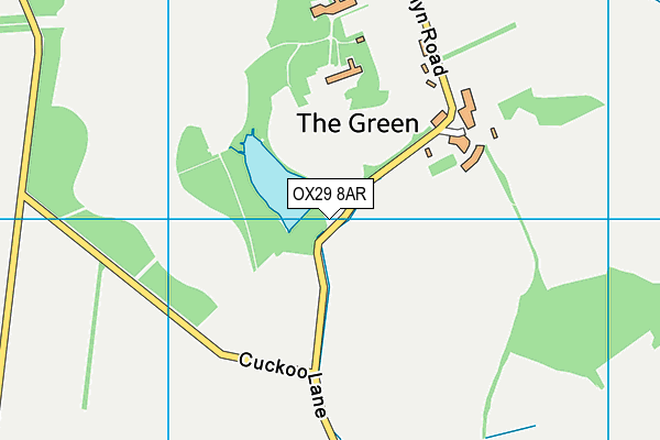 OX29 8AR map - OS VectorMap District (Ordnance Survey)