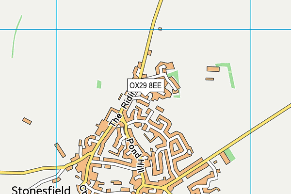 OX29 8EE map - OS VectorMap District (Ordnance Survey)