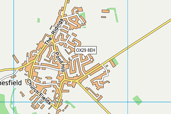 OX29 8EH map - OS VectorMap District (Ordnance Survey)