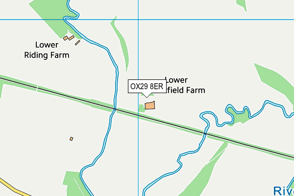 OX29 8ER map - OS VectorMap District (Ordnance Survey)