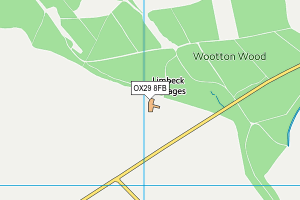 OX29 8FB map - OS VectorMap District (Ordnance Survey)