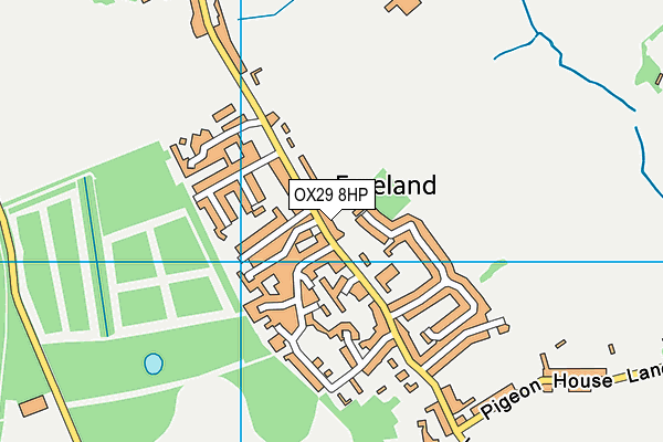 OX29 8HP map - OS VectorMap District (Ordnance Survey)