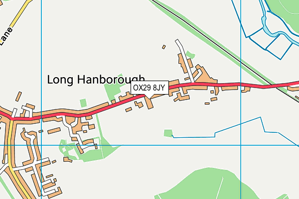 OX29 8JY map - OS VectorMap District (Ordnance Survey)