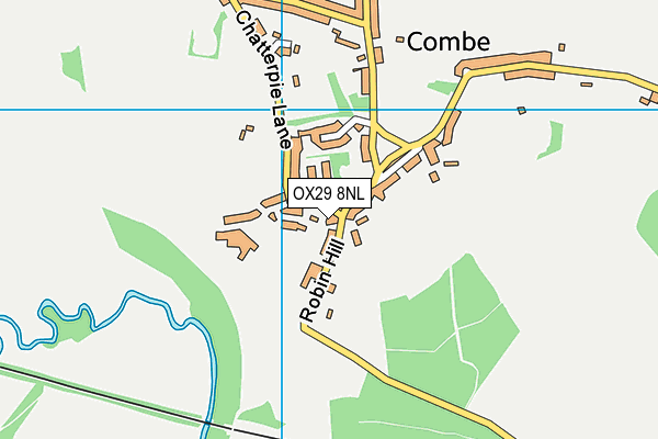 OX29 8NL map - OS VectorMap District (Ordnance Survey)