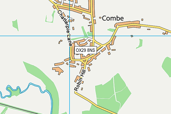 OX29 8NS map - OS VectorMap District (Ordnance Survey)