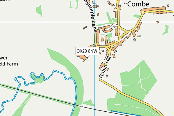 OX29 8NW map - OS VectorMap District (Ordnance Survey)