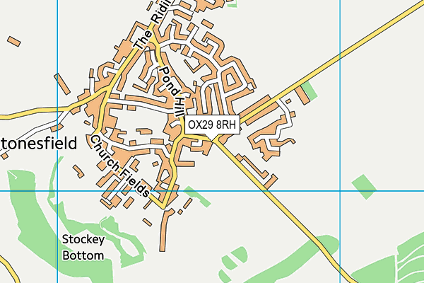 OX29 8RH map - OS VectorMap District (Ordnance Survey)