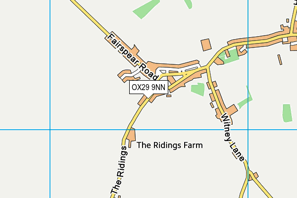 OX29 9NN map - OS VectorMap District (Ordnance Survey)