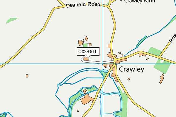 OX29 9TL map - OS VectorMap District (Ordnance Survey)