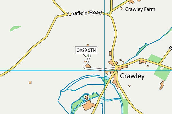 OX29 9TN map - OS VectorMap District (Ordnance Survey)