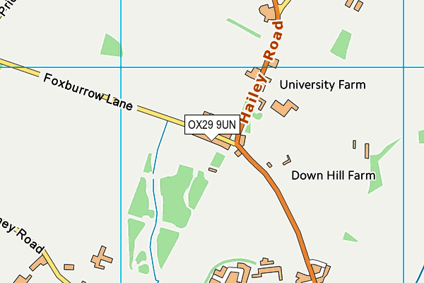 OX29 9UN map - OS VectorMap District (Ordnance Survey)