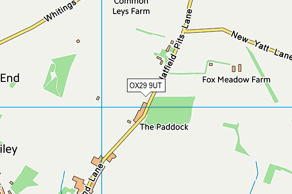 OX29 9UT map - OS VectorMap District (Ordnance Survey)