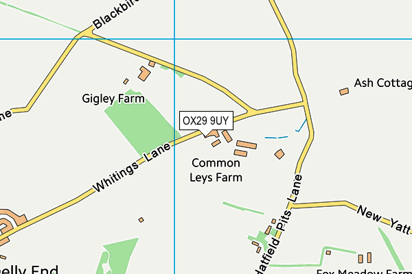 OX29 9UY map - OS VectorMap District (Ordnance Survey)