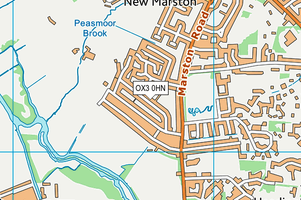 OX3 0HN map - OS VectorMap District (Ordnance Survey)