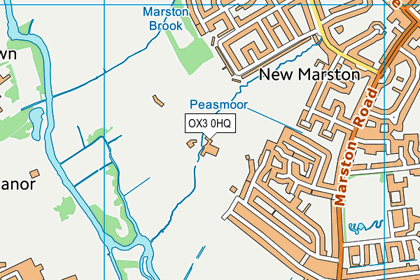 OX3 0HQ map - OS VectorMap District (Ordnance Survey)