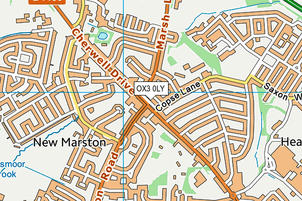 OX3 0LY map - OS VectorMap District (Ordnance Survey)