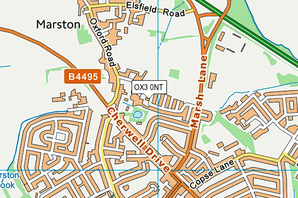 OX3 0NT map - OS VectorMap District (Ordnance Survey)