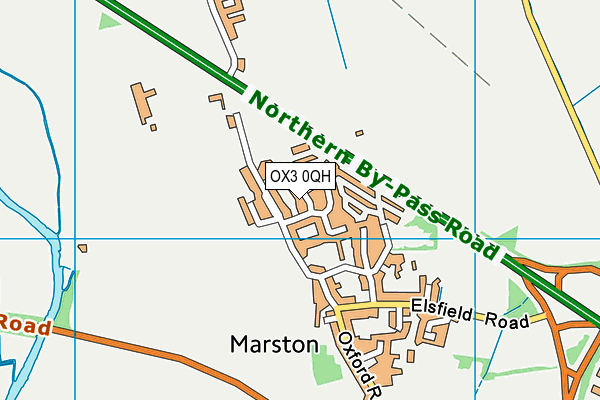 OX3 0QH map - OS VectorMap District (Ordnance Survey)