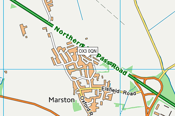 OX3 0QN map - OS VectorMap District (Ordnance Survey)