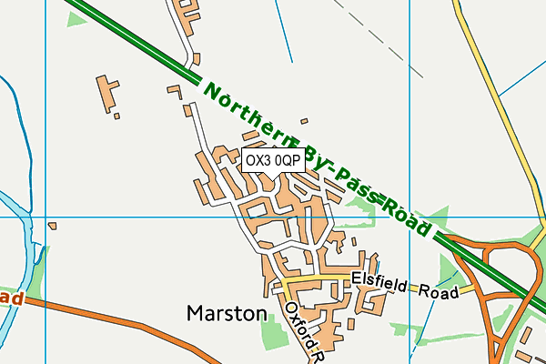 OX3 0QP map - OS VectorMap District (Ordnance Survey)