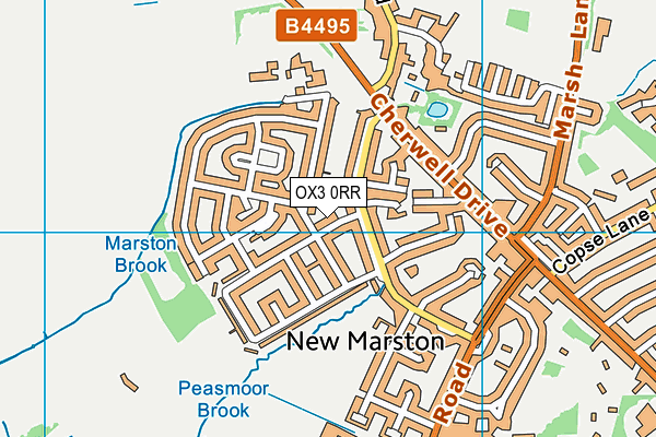OX3 0RR map - OS VectorMap District (Ordnance Survey)