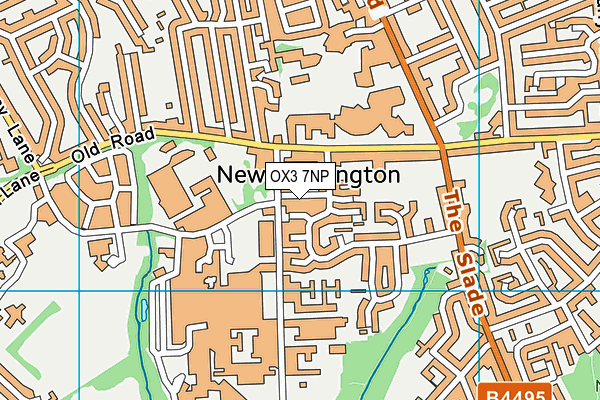 OX3 7NP map - OS VectorMap District (Ordnance Survey)