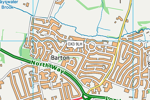 OX3 9LH map - OS VectorMap District (Ordnance Survey)