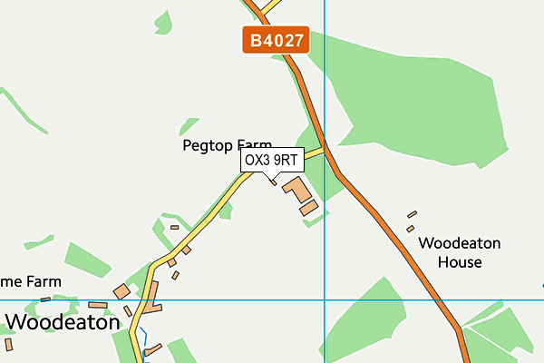 OX3 9RT map - OS VectorMap District (Ordnance Survey)