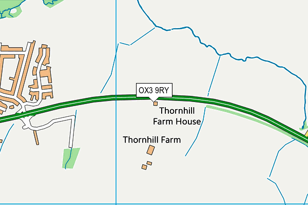 OX3 9RY map - OS VectorMap District (Ordnance Survey)
