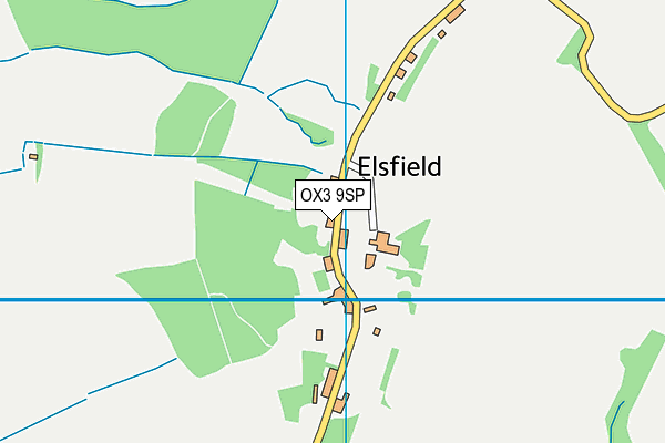 OX3 9SP map - OS VectorMap District (Ordnance Survey)