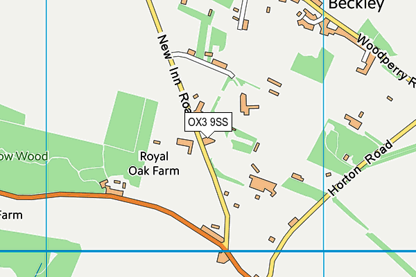 OX3 9SS map - OS VectorMap District (Ordnance Survey)