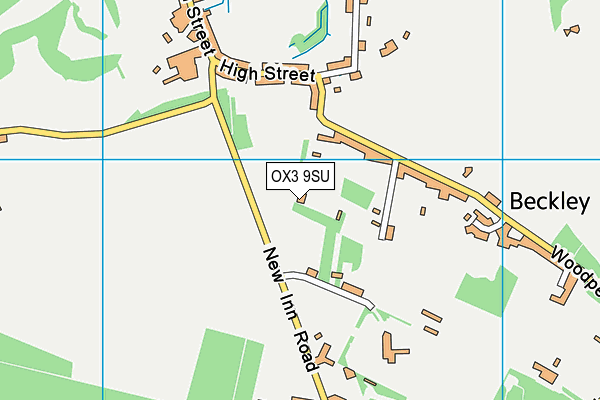 OX3 9SU map - OS VectorMap District (Ordnance Survey)