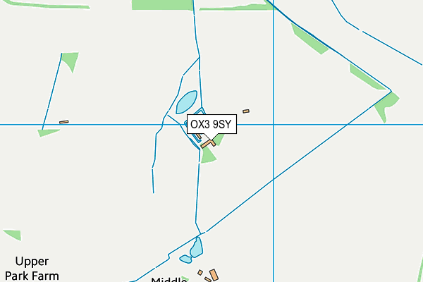 OX3 9SY map - OS VectorMap District (Ordnance Survey)